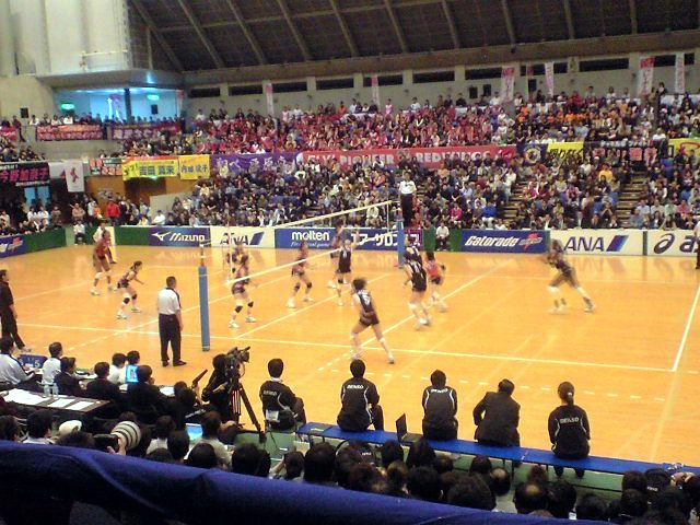 Vリーグプレミア女子2008開幕戦1